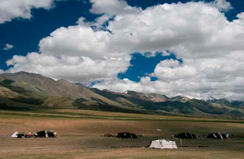 "Nomad camp" Western Tibet