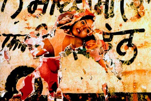 "Old Bolliwood poster" Jaipur, Rajastan