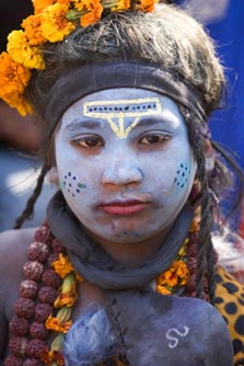  "Little Shiva" Kumbha Mela 2007, Allahabad, Uttar Pradesh, image