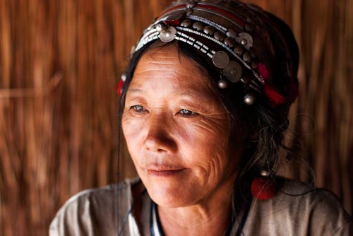 "Woman of the Akha tribe" Muan Sing , Northern Laos