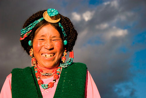 "Tibetan nomad" Darchen, Western Tibet
